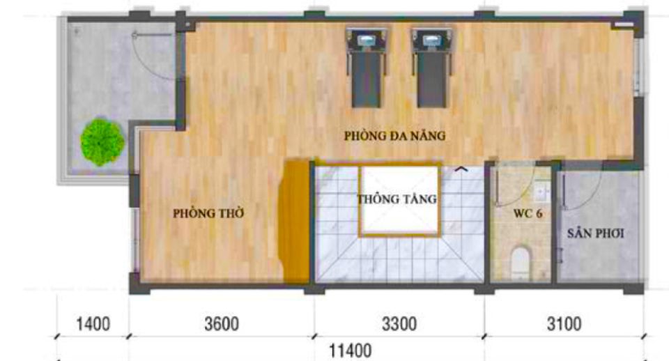 Lầu 3 TH1 Lovera Premier