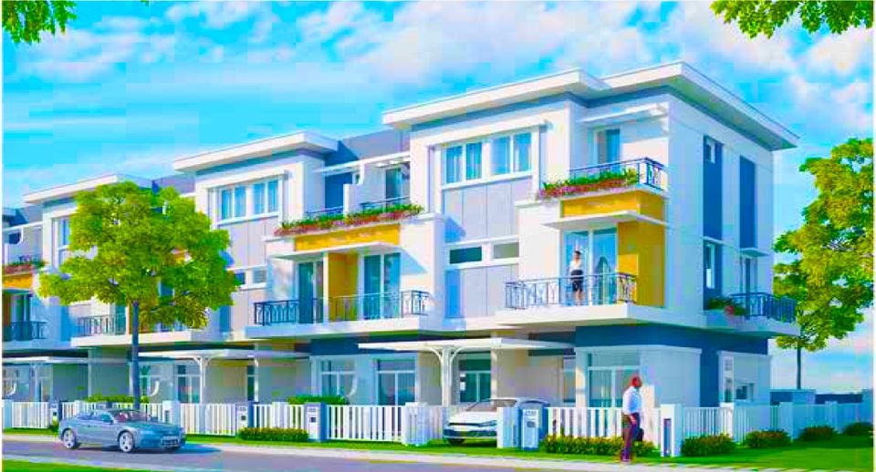 Phối cảnh nhà phố LK1F dự án Lovera Park