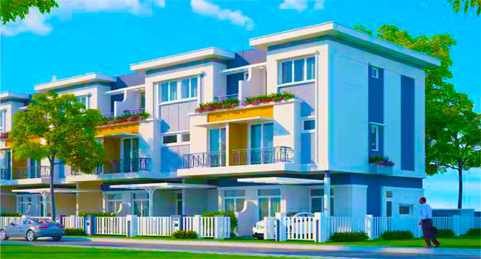Phối cảnh nhà phố Lovera Park mẫu LK1H