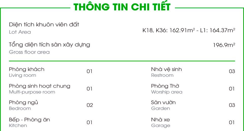 Thông tin góc LKG18B Lovera Park