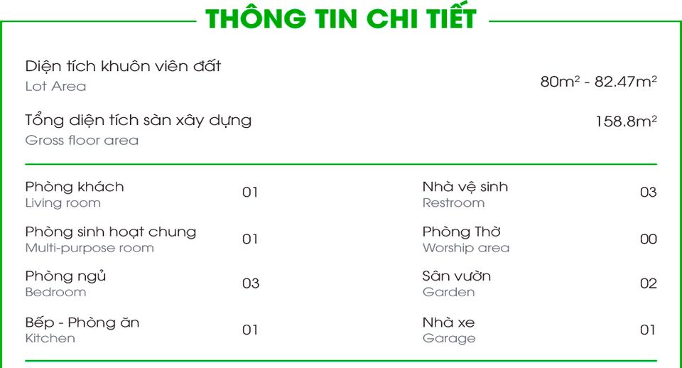 Thông tin nhà phố LK3B Lovera Park