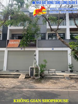 Không gian Shophouse Đông Tăng Long