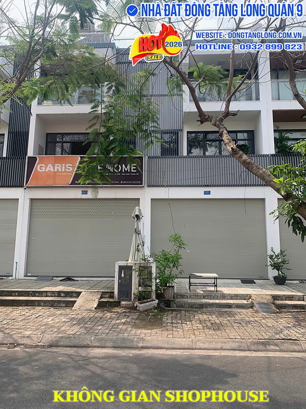 Không gian Shophouse Đông Tăng Long